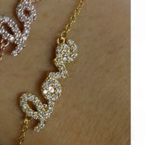 New Beautiful CZ Love Dainty Bracelet